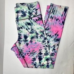 Fila Sport Women's Black Pink Workout Pant Athletic Leggings Size M